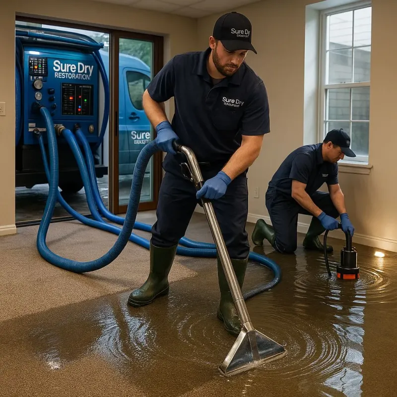 Water Extraction and Removal process in Shenandoah, TX
